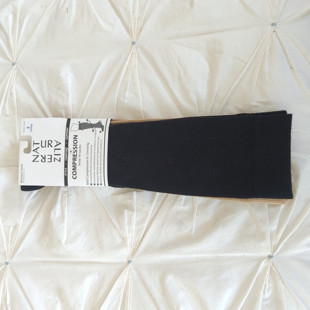 Naturalizer compression knee high socks